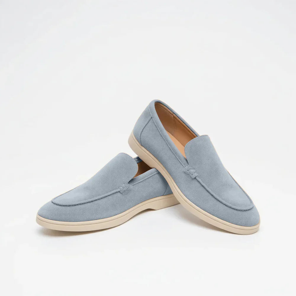 MONACO – Mocassins Old Money en Daim