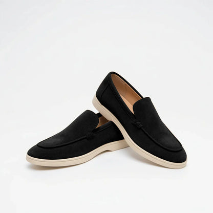 MONACO – Mocassins Old Money en Daim